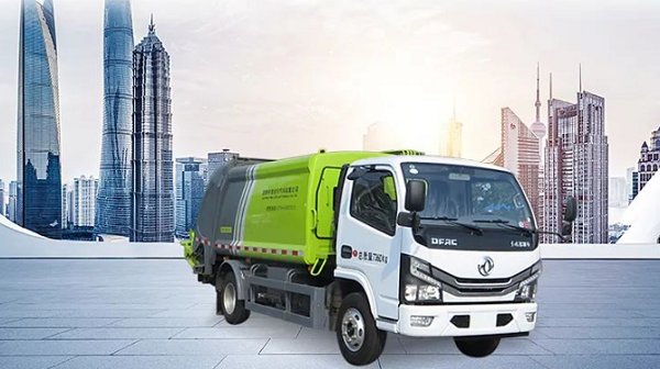凌宇壓縮式垃圾車-固廢生活垃圾污物克星！