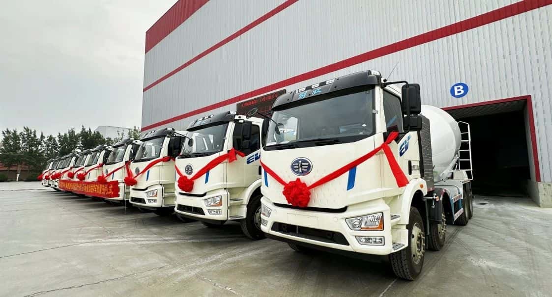 實力見證！中集車輛攪拌車再獲大客戶批量復購